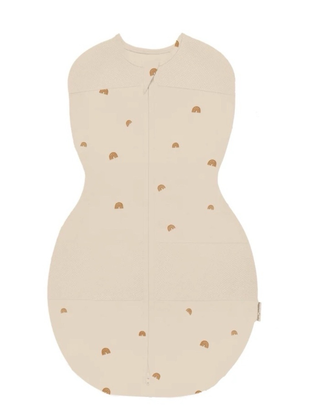 Neutral Beige Rainbow Print Baby Sleep Sack - Kids Pajama Swaddle